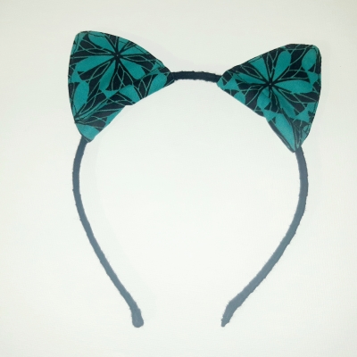 Oreilles de chat en Wax bleu turquoise