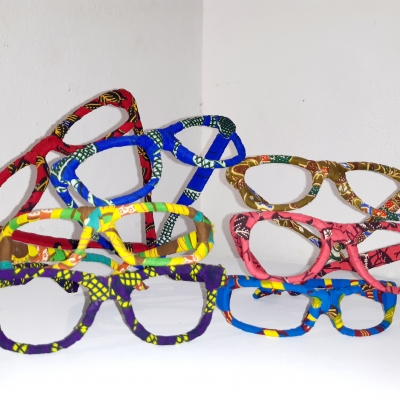 Serre-tête lunettes en wax